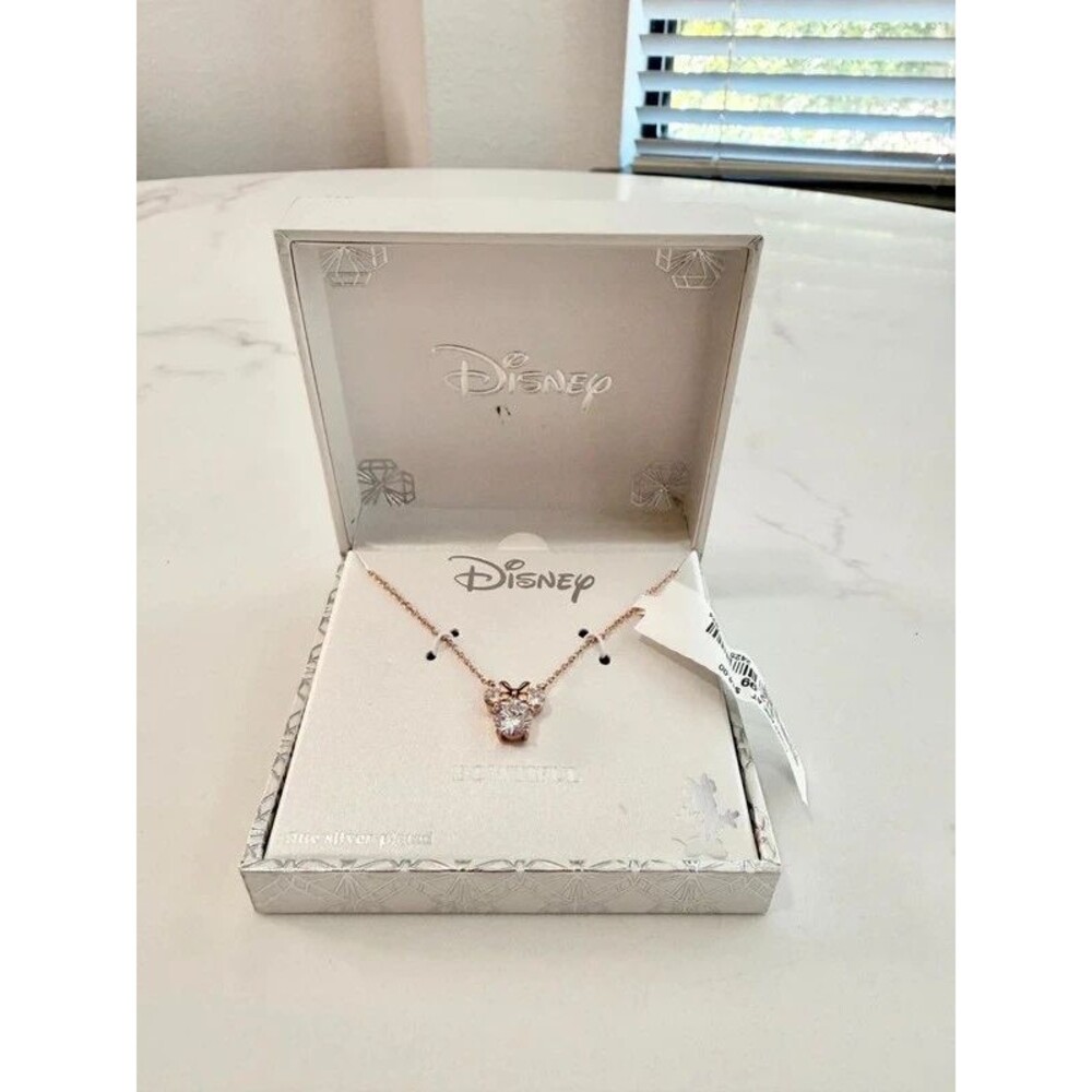 NEW Disney Rose Gold Necklace
